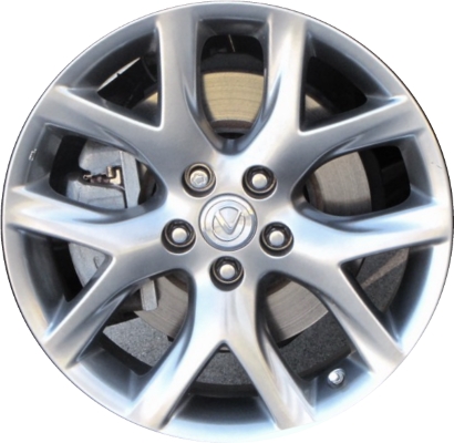 Lexus RX350 2007-2009 powder coat smoked hyper 18x7 aluminum wheels or rims. Hollander part number ALY74273U79HH, OEM part number Not Yet Known.