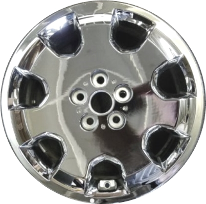 KIA Amanti 2007-2009 chrome 17x6.5 aluminum wheels or rims. Hollander part number ALY74588B, OEM part number 529103F750, 529103F751.