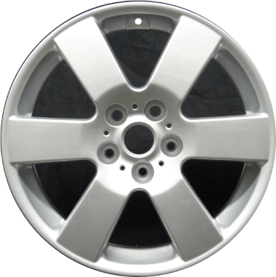 KIA Magentis 2007-2010, Optima 2006-2010 powder coat silver 17x6.5 aluminum wheels or rims. Hollander part number 74598/74585, OEM part number 529102G350.
