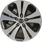 ALY74642 KIA Sportage Wheel/Rim Black Machined #529103U310