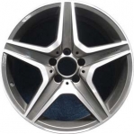 ALY85060U35 Mercedes-Benz C63 AMG Wheel/Rim Grey Machined #2044014002