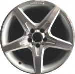 ALY85249 Mercedes-Benz SLK250, SLK300, SLK350 Wheel/Rim Silver Machined #1724012702