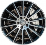 ALY85374U45 Mercedes-Benz C300, C300d, C400 Wheel/Rim Black Machined #20540113007X23
