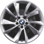 ALY86022 BMW 328i GT, 335i GT Wheel/Rim Silver Machined #36106854677