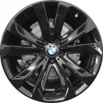 ALY86054 BMW X5, X6 Wheel/Rim Black Painted #36116858527