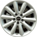 ALY86082U20 Mini Cooper Wheel/Rim Silver Painted #36116855108