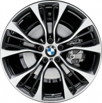 ALY86109 BMW X3, X4 Wheel/Rim Charcoal Machined #36116861374