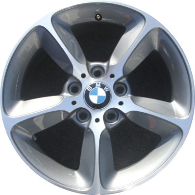 BMW 228i 2014-2016, M235i 2014-2016 grey machined 17x7.5 aluminum wheels or rims. Hollander part number 86146, OEM part number 36116796207.