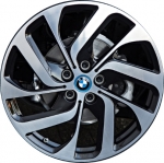 ALY86175/86176 BMW i3 Wheel/Rim Black Machined #36116856895