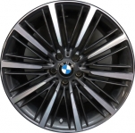 ALY86185 BMW 640i, 650i Wheel/Rim Charcoal Machined #36116862900