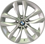 ALY86222 BMW 528i, 535i, 550i Wheel/Rim Silver Painted #36116862892