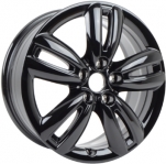 ALY86250U45HH Mini Cooper Wheel/Rim Black Painted #36116866366