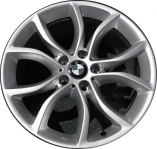 ALY86262 BMW X6 Wheel/Rim Silver Painted #36116858872