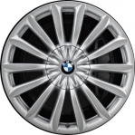 ALY86277 BMW 640i GT, 740e, 740i, 745e, 750i, M760i Wheel/Rim Silver Painted #36116861225