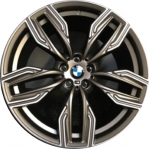 ALY86343 BMW 640i GT, 740e, 740i, 745e, 750i, M760i Wheel/Rim Grey Machined #36118047257