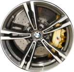 ALY86387 BMW M5 Wheel/Rim Grey Machined #36117857076