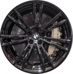 ALY86390U45/86391 BMW M5 Wheel/Rim Black Painted #36117857078