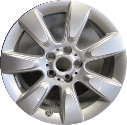 Mini Countryman 2018-2023 powder coat silver 17x7.5 aluminum wheels or rims. Hollander part number ALY86394, OEM part number 36116868276.