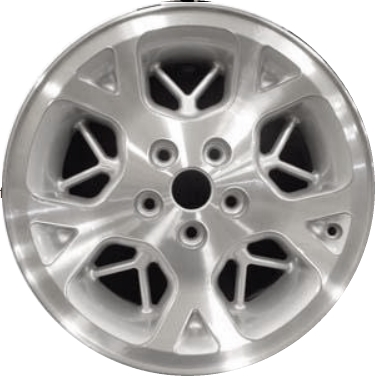 Jeep Grand Cherokee 1996-1998 silver or gold machined 16x7 aluminum wheels or rims. Hollander part number ALY9015U, OEM part number Not Yet Known.