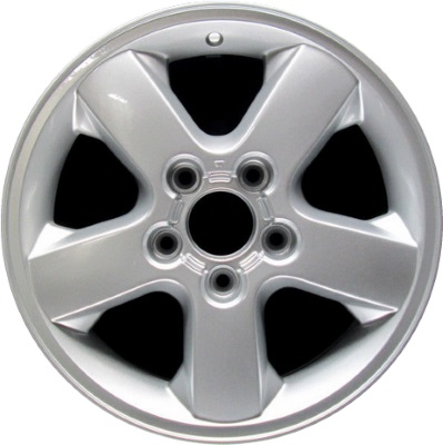 Jeep Grand Cherokee 2002-2004 powder coat silver or grey machined 17x7.5 aluminum wheels or rims. Hollander part number ALY9042U, OEM part number Not Yet Known.