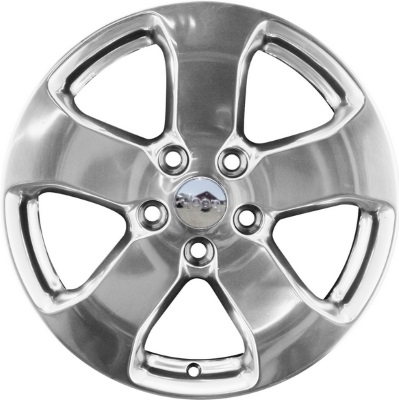 Jeep Grand Cherokee 2011-2013 polished 18x8 aluminum wheels or rims. Hollander part number ALY9106U80, OEM part number 1HX65AAAAB.