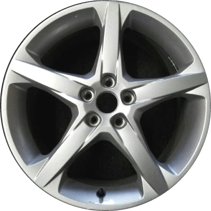 Ford Focus 2012-2014 powder coat silver 18x8 aluminum wheels or rims. Hollander part number ALY3877, OEM part number CV6Z1007B.