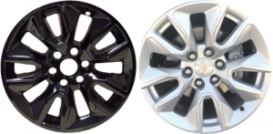 IMP-454BLK/2200GB Chevrolet Silverado 1500 Black Wheel Skins (Hubcaps/Wheelcovers) 20 Inch