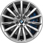 ALY86372 BMW 530e, 530i, 540i, M550i Wheel/Rim Silver Painted #36116874439