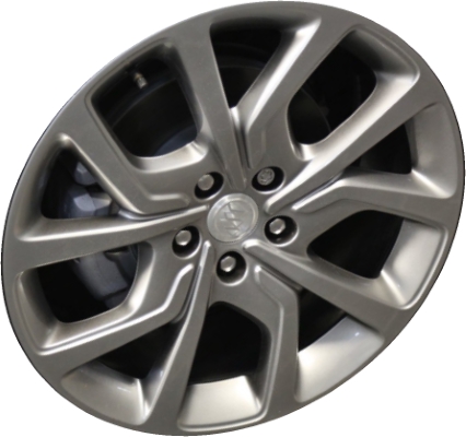 Buick Regal 2019-2020 powder coat grey 19x8.5 aluminum wheels or rims. Hollander part number ALY4813U20/4157, OEM part number 39109595.