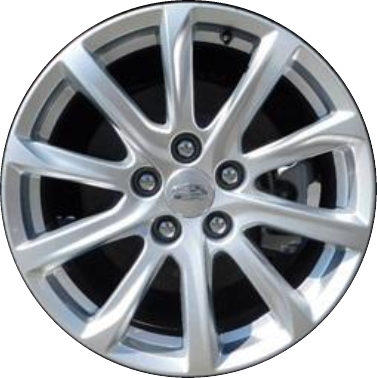 Cadillac XT4 2019-2023 powder coat silver 18x8 aluminum wheels or rims. Hollander part number ALY4822, OEM part number 23370184.