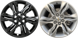 IMP-438BLK/8020GB Chevrolet Blazer Black Wheel Skins (Hubcaps/Wheelcovers) 18 Inch Set