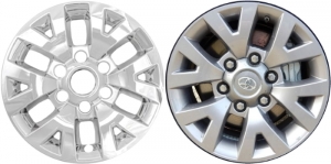 IMP-445X Toyota Tacoma Chrome Wheel Skins (Hubcaps/Wheelcovers) 16 Inch Set