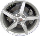 ALY5638U20 Chevrolet Corvette Wheel/Rim Silver Painted #20986439