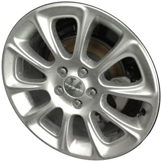 Dodge Dart 2013-2016 powder coat hyper silver 17x7.5 aluminum wheels or rims. Hollander part number ALY2482U77/2446, OEM part number Not Yet Known.