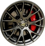 ALY2528U79 Dodge Challenger, Charger Wheel/Rim Hyper Black #5LD38JXYAB