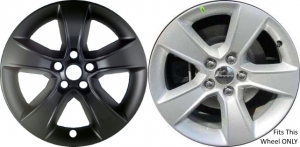 IMP-352BLK Dodge Charger Black Wheel Skins (Hubcaps/Wheelcovers) 17 Inch Set