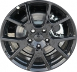 ALY2500U45 Dodge Journey Wheel/Rim Black Painted #1RU20DX8AC