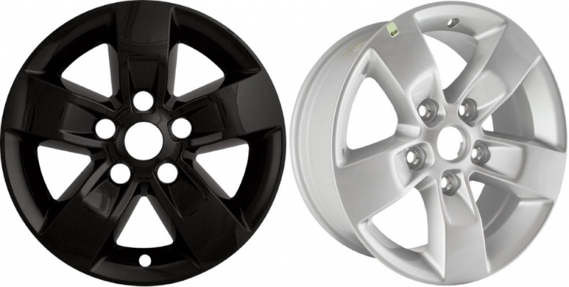 IMP-345BLKN/7237GB Dodge Ram 1500 Black Wheel Skins