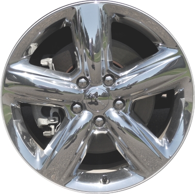 Dodge Durango 2011-2013 chrome clad 20x8 aluminum wheels or rims. Hollander part number ALY2395, OEM part number Not Yet Known.