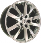 Used ALY3849 Ford Edge Wheel/Rim Chrome Clad #BT4Z1007C