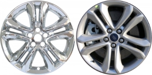 IMP-8819PC Ford Edge Chrome Wheel Skins (Hubcaps/Wheelcovers) 18 Inch Set