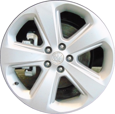 Buick Encore 2013-2016 powder coat silver 18x7 aluminum wheels or rims. Hollander part number ALY4129U20.PS01, OEM part number 94531770.
