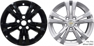 IMP-360BLK/7543GB Chevrolet Equinox Black Wheel Skins (Hubcaps/Wheelcovers) 17 Inch Set
