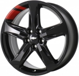 ALY5831U45HH Chevrolet Equinox Redline Wheel/Rim Black Painted #84441825