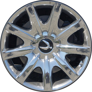 Hyundai Equus 2011-2013 chrome 19x8 aluminum wheels or rims. Hollander part number ALY70831, OEM part number 529103N250.