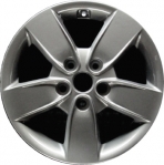 ALY74630 KIA Forte Wheel/Rim Medium Charcoal Painted #529101M450