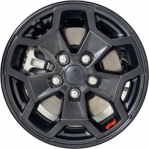 ALY9237U45HH Jeep Gladiator, Wrangler Wheel/Rim Black Painted #6KC88RXFAA