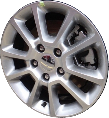 Dodge Grand Caravan 2011-2013 powder coat hyper silver 17x6.5 aluminum wheels or rims. Hollander part number ALY2615, OEM part number 1SP68DD5AA.