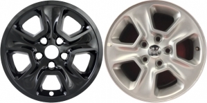 IMP-365BLK/7914GB Jeep Grand Cherokee Black Wheel Skins (Hubcaps/Wheelcovers) 17 Inch Set