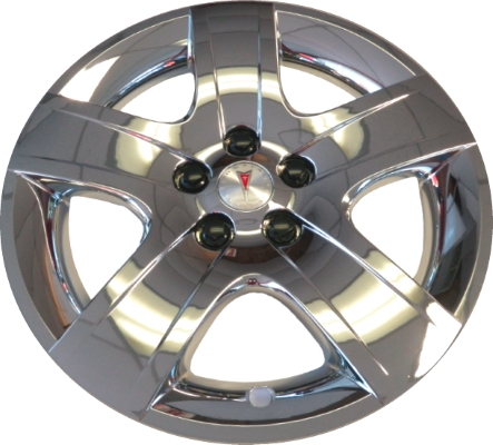 Pontiac G6 2007-2010, Plastic 5 Spoke, Single Hubcap or Wheel Cover For 17 Inch Steel Wheels. Hollander Part Number H5139/5146.